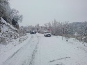 Konya'da kar manzaraları