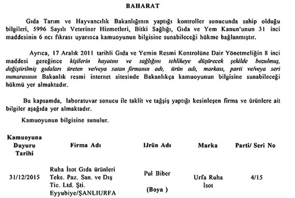 Bakanlık uyardı: Bu ürünleri sakın almayın! 13