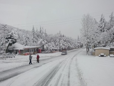 Konya ve çevresinde kartpostallık kar görüntüleri 1