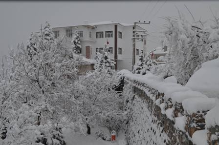 Konya ve çevresinde kartpostallık kar görüntüleri 10