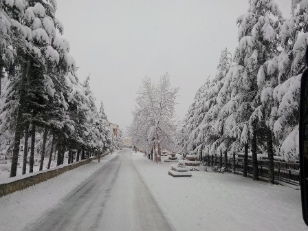 Konya ve çevresinde kartpostallık kar görüntüleri 16