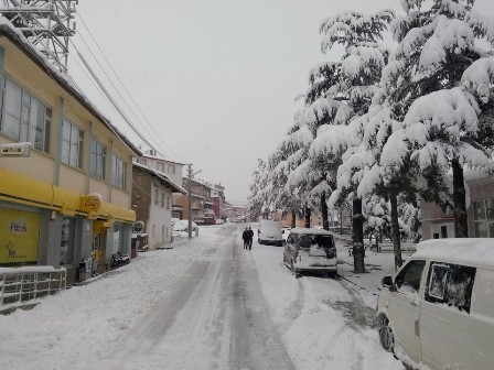 Konya ve çevresinde kartpostallık kar görüntüleri 2