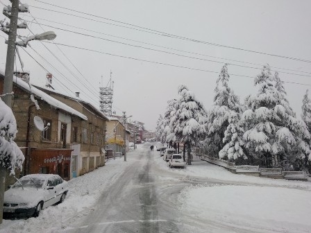 Konya ve çevresinde kartpostallık kar görüntüleri 21
