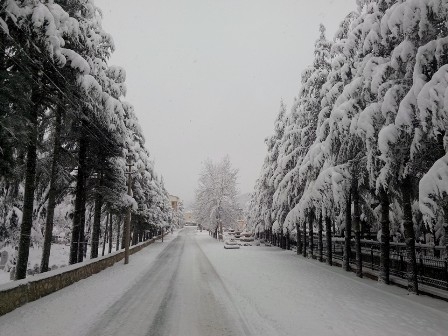 Konya ve çevresinde kartpostallık kar görüntüleri 22