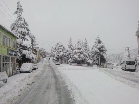 Konya ve çevresinde kartpostallık kar görüntüleri 24