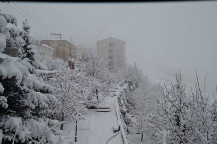 Konya ve çevresinde kartpostallık kar görüntüleri 29