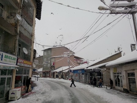 Konya ve çevresinde kartpostallık kar görüntüleri 4