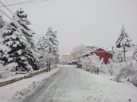Konya ve çevresinde kartpostallık kar görüntüleri 6