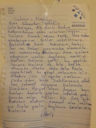 Diyarbakır Sur’dan haber var “GELEN MEKTUPLAR GÜÇ VERİYOR” 2
