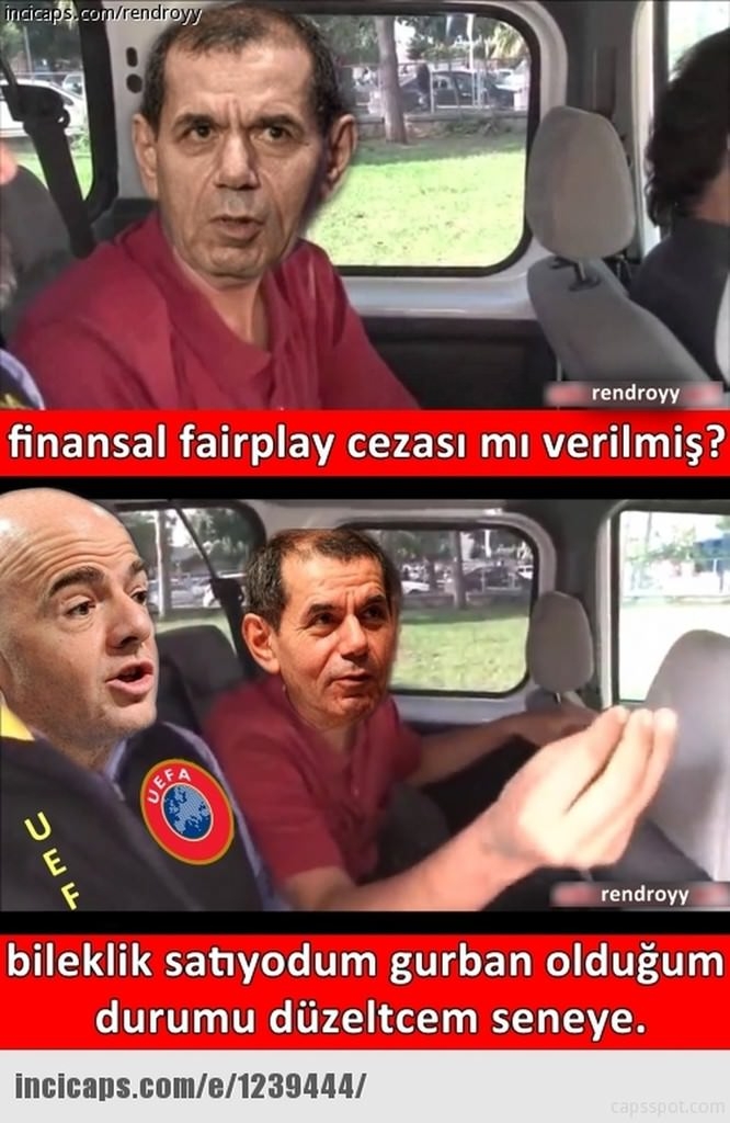 Galatasaray UEFA'dan ceza alınca capsler patladı 4