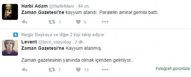 Zaman'a kayyım atandı sosyal medya yıkıldı 9