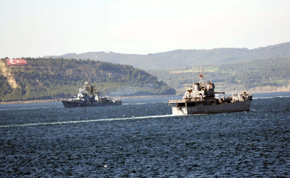 Çanakkale Boğazı'nda hareketli dakikalar 1