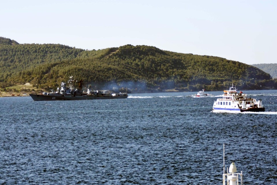 Çanakkale Boğazı'nda hareketli dakikalar 7