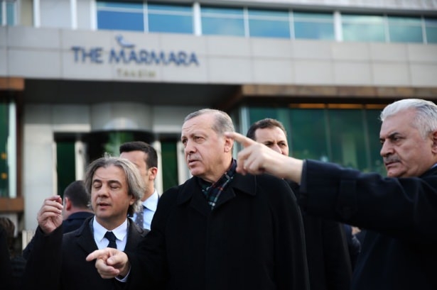 Cumhurbaşkanı Erdoğan Taksim’de 11