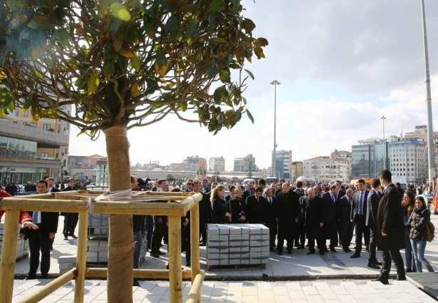 Cumhurbaşkanı Erdoğan Taksim’de 21