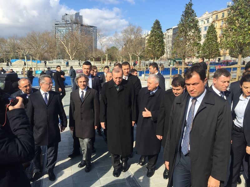 Cumhurbaşkanı Erdoğan Taksim’de 6