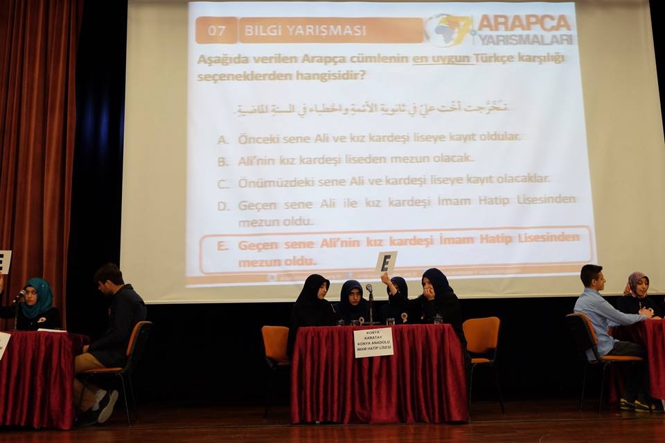 7. Arapça Yarışmaları Konya 2. Bölge finali Yapıldı 9