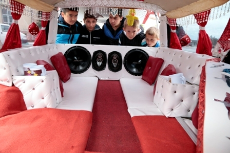 Otomobilini "Kartal Palas"a çevirdi 6