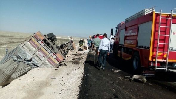 Konya'da feci kaza: 7 ölü 2
