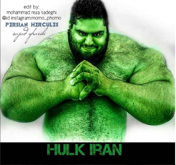 İranlı Hulk, tüm dikkatleri üzerine çekti 1