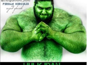 İranlı Hulk, tüm dikkatleri üzerine çekti