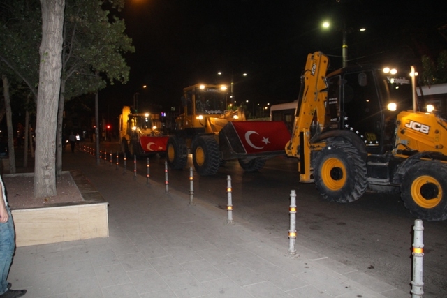 Konya'da demokrasi nöbeti
