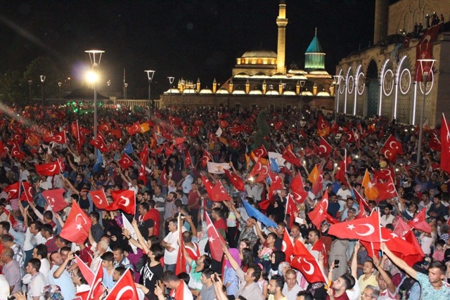 Konya'da demokrasi nöbeti 45