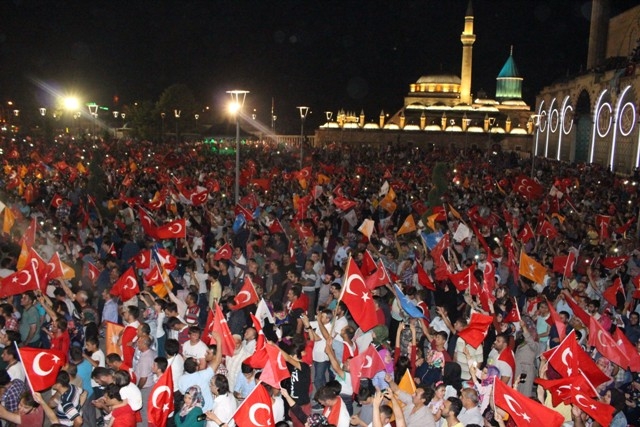 Konya'da demokrasi nöbeti 46
