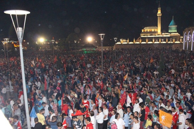 Konya'da demokrasi nöbeti 48