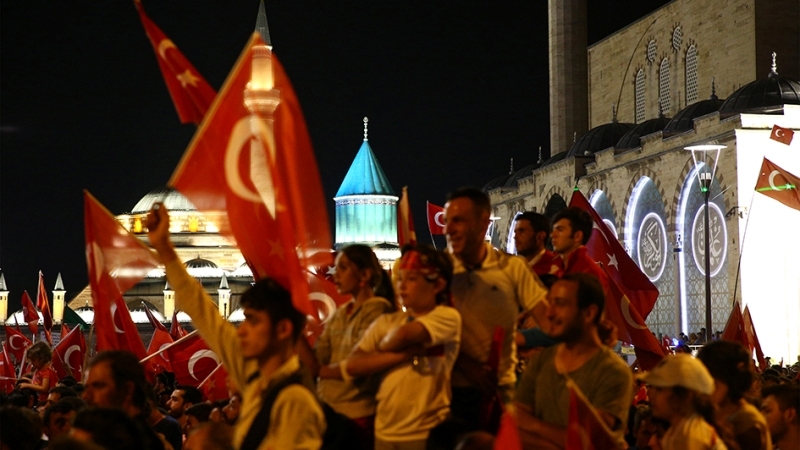Cumhurbaşkanı Erdoğan Konya "demokrasi bekçileri"ne seslendi 13