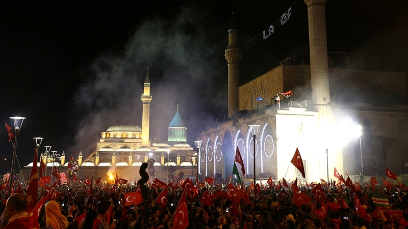 Cumhurbaşkanı Erdoğan Konya "demokrasi bekçileri"ne seslendi 20