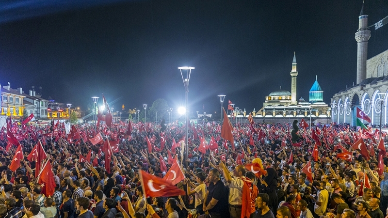 Cumhurbaşkanı Erdoğan Konya "demokrasi bekçileri"ne seslendi 23