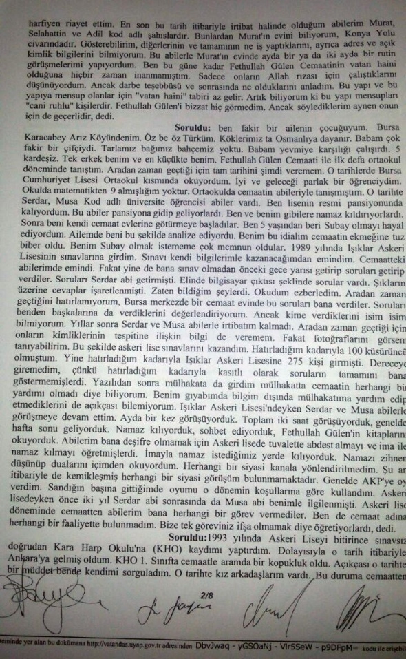 İşte o itiraflar ! 2