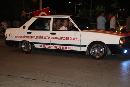 Konya'da Darbe Karşıtı Pankartlar 14