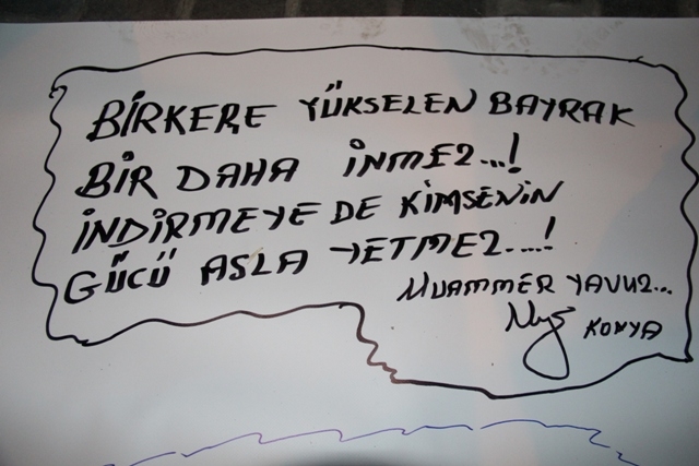 İşte, "İstiklalden; istikbale" yazıları... 1