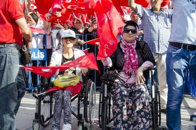 Konya'da "Demokrasi ve Şehitler Mitingi" 14