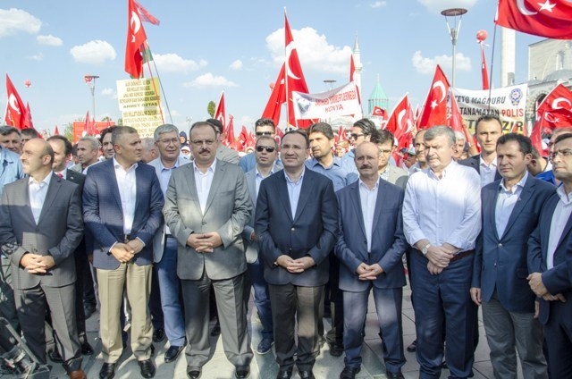 Konya'da "Demokrasi ve Şehitler Mitingi" 18