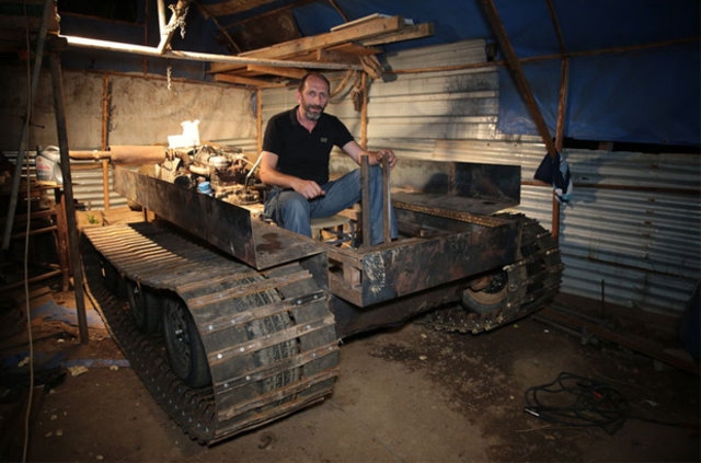 Darbecilere kızdı tank yaptı 11