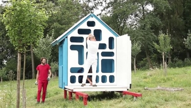 3 saatte ev inşa ettiler! 7