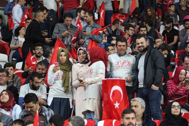 Konya'da milli heyecan
