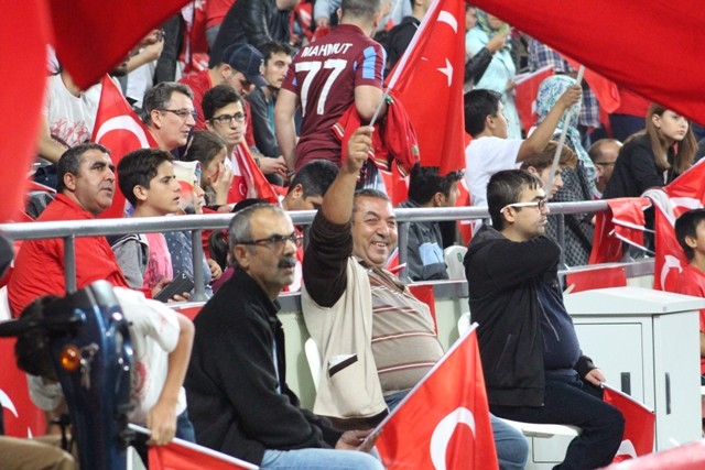 Konya'da milli heyecan