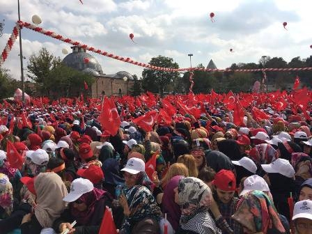 Konya'dan Erdoğan'a sevgi seli 1
