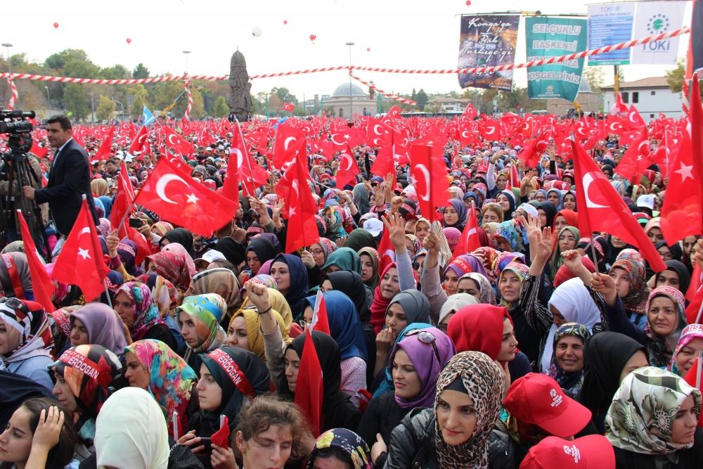 Konya'dan Erdoğan'a sevgi seli 146