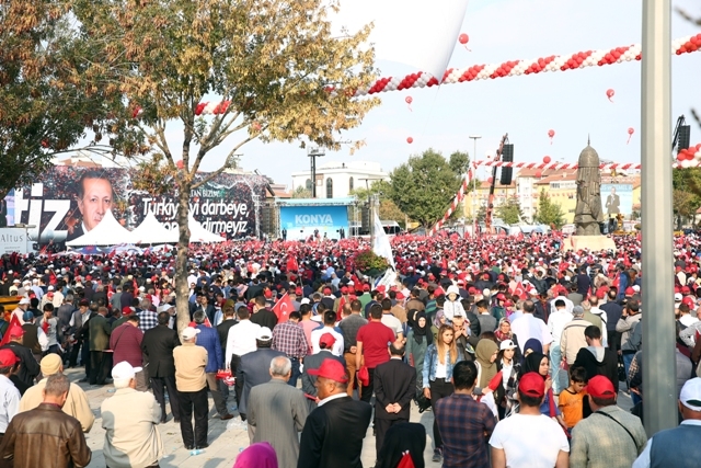 Konya'dan Erdoğan'a sevgi seli 73