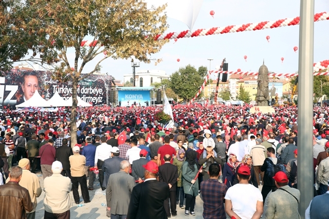Konya'dan Erdoğan'a sevgi seli 74