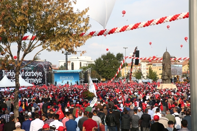 Konya'dan Erdoğan'a sevgi seli 75