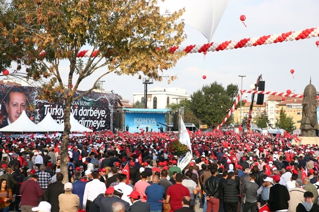 Konya'dan Erdoğan'a sevgi seli 76
