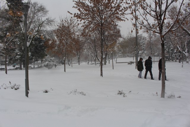 Konya’dan kar manzaraları 12