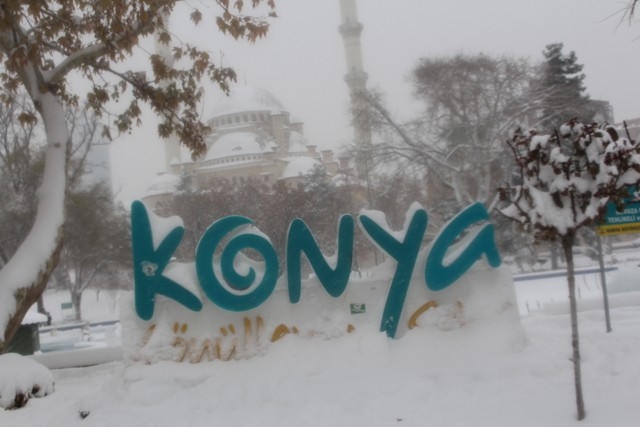 Konya’dan kar manzaraları 21