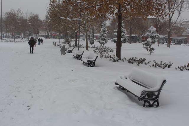 Konya’dan kar manzaraları 24